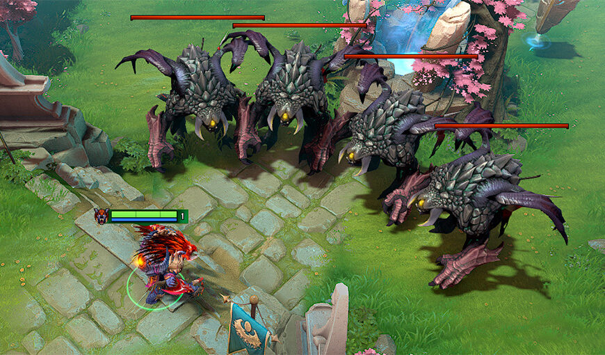 Как заспавнить рошана в Dota 2